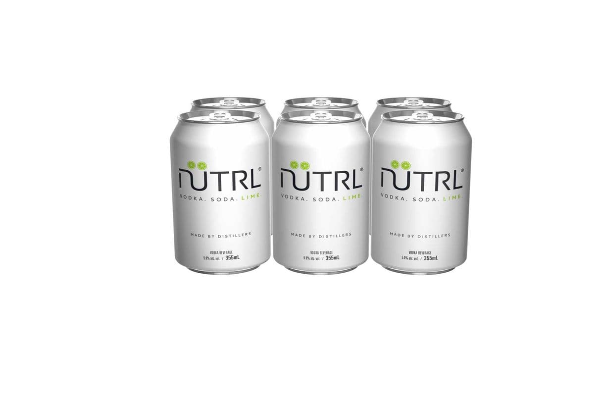 113838. NUTRL VODKA SODA LIME (6 x 355ML (CANS))