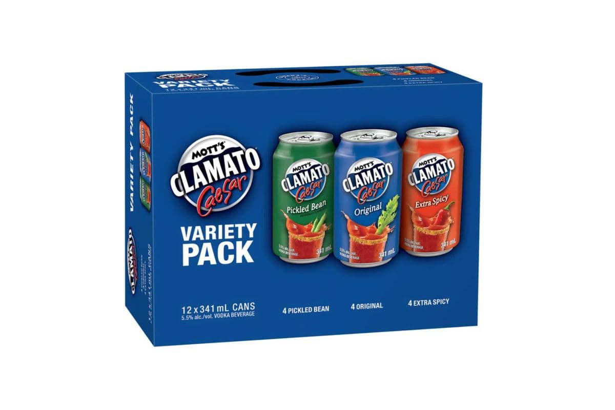Clamato Variety Pack- 12 Pack (12 x 355mL cans)