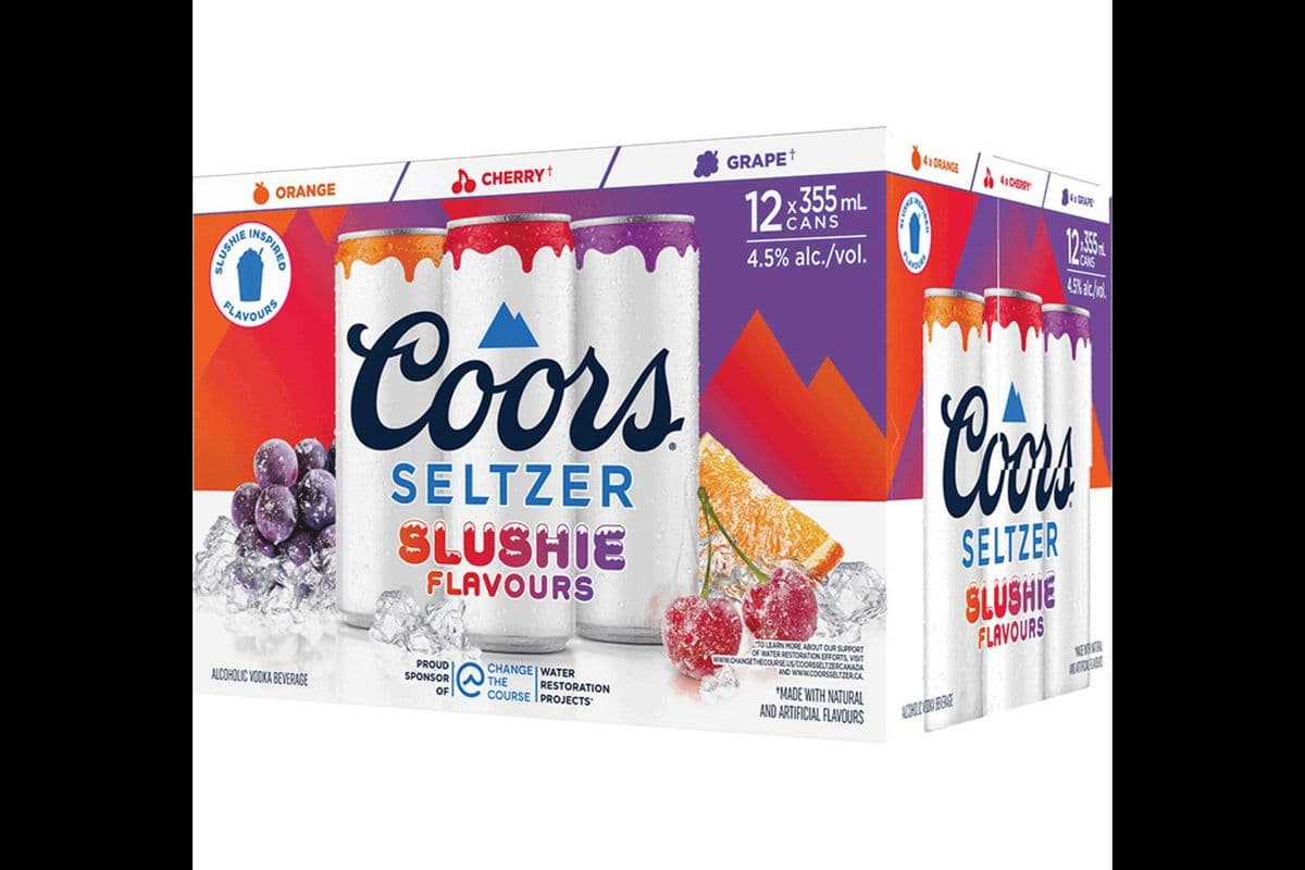 COORS SELTZER SLUSHIE MIX PACK (12 x 355 ML)