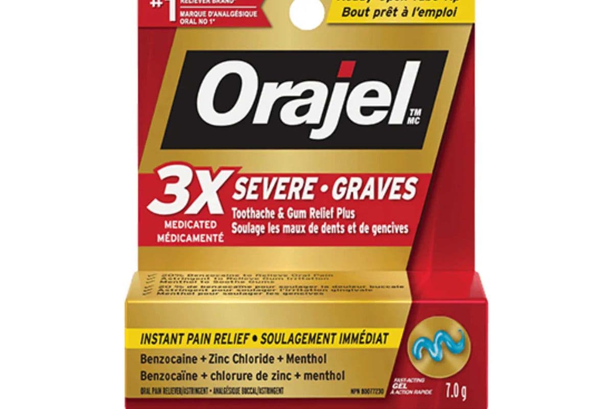 Orajel 3X Medicated Tube (7.0 g)