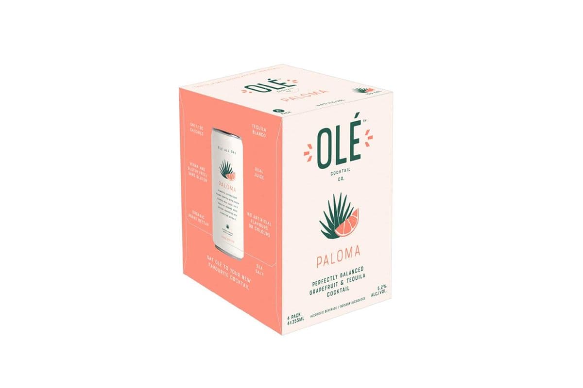 869243. OLE TEQUILA PALOMA (4 x 355ML (CANS))