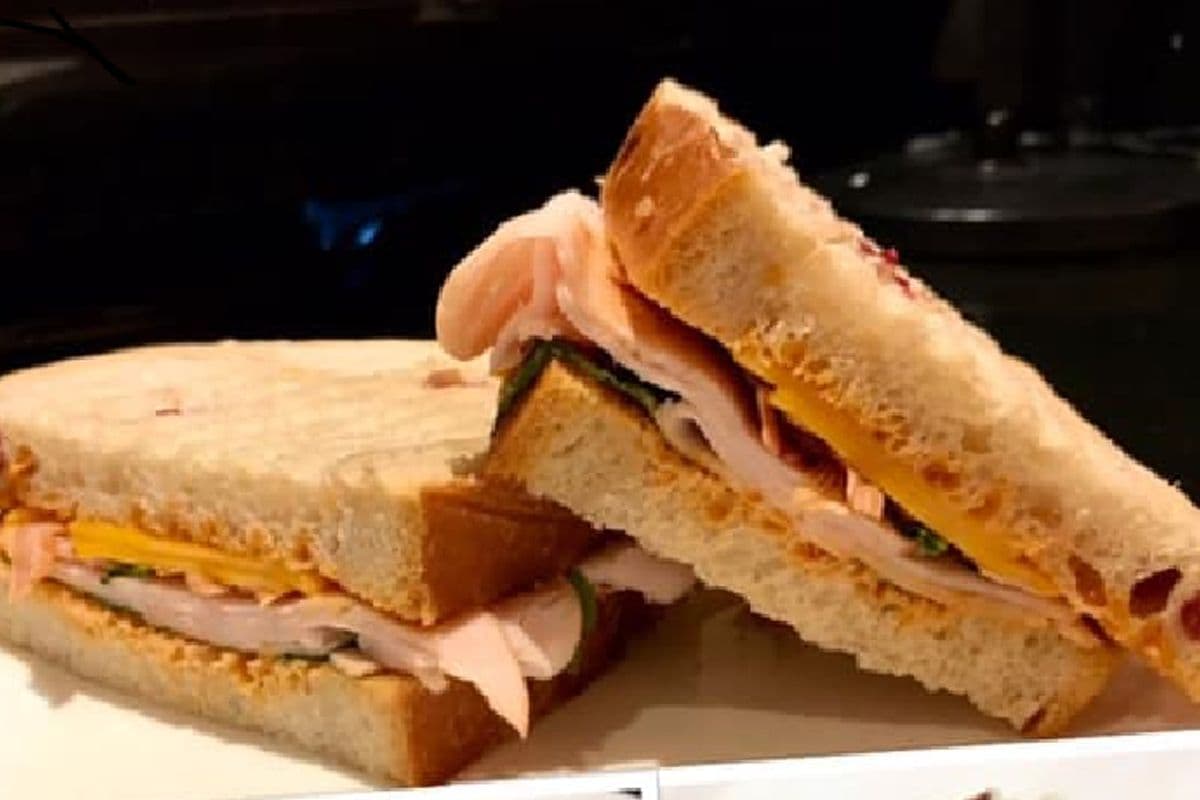 Turkey Bacon Cranberry Sourdough Sandwich