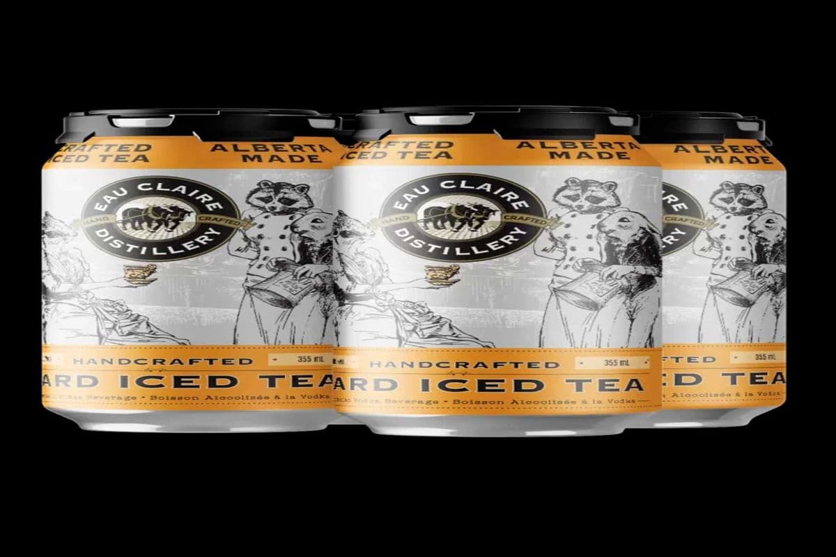 EAU CLAIRE HARD ICED TEA (4 x 355 ML)