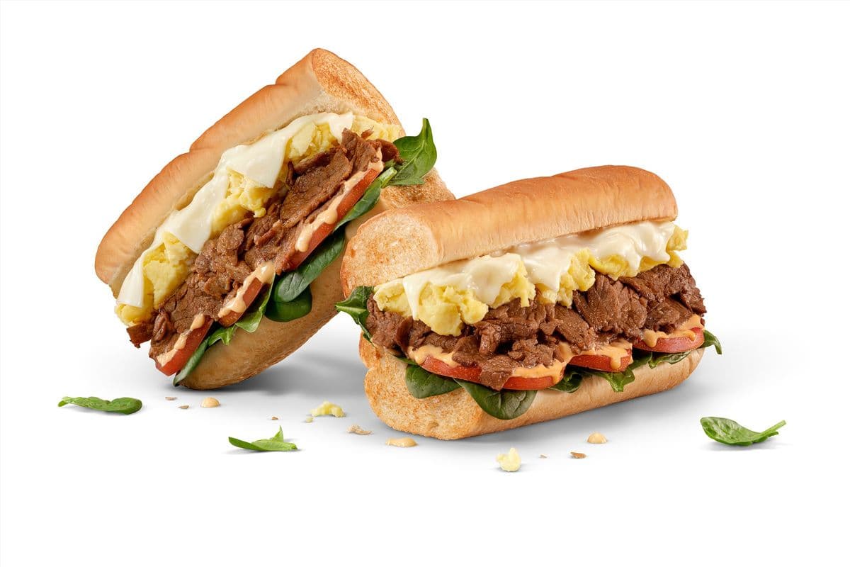 #10 Steak "N" Egg Footlong Sub (1220 Cals)