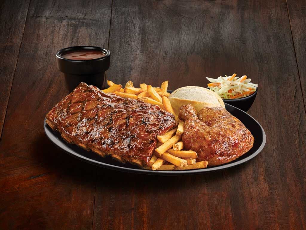 Chicken & Half Rack Combo