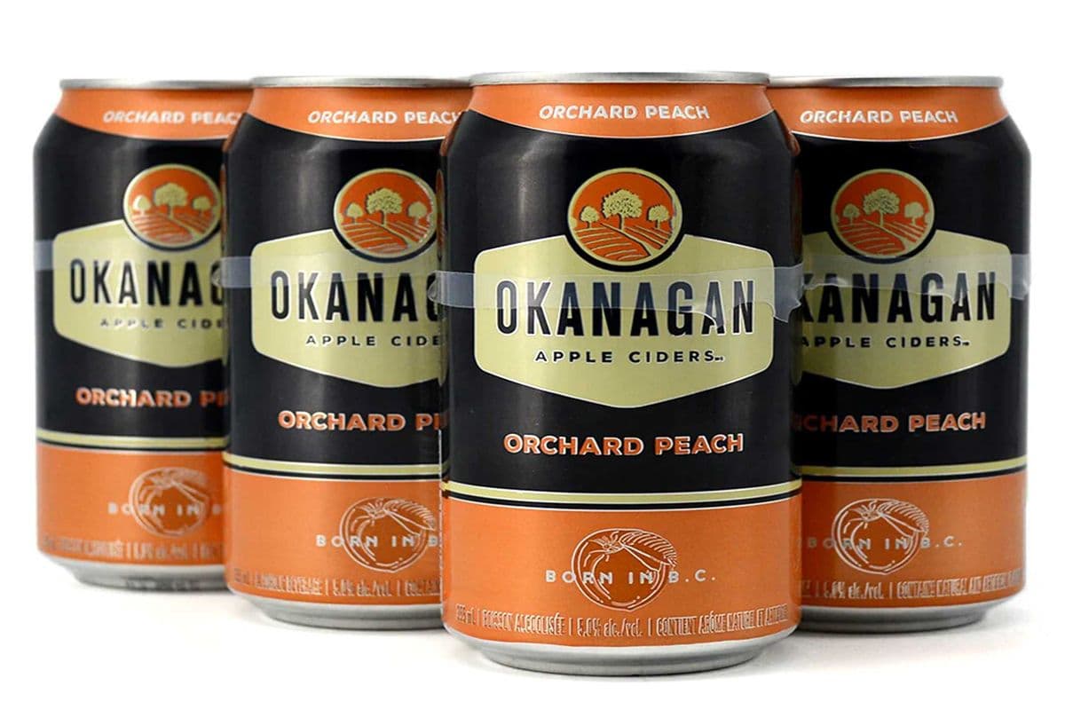 OKANAGAN ORCHAD PEACH CIDER 6 CANS (6 x 355 ML)