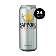 Sapporo (24 Can x 500 mL)