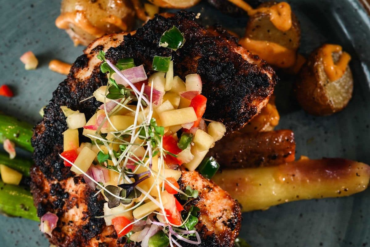 Blackened chicken
