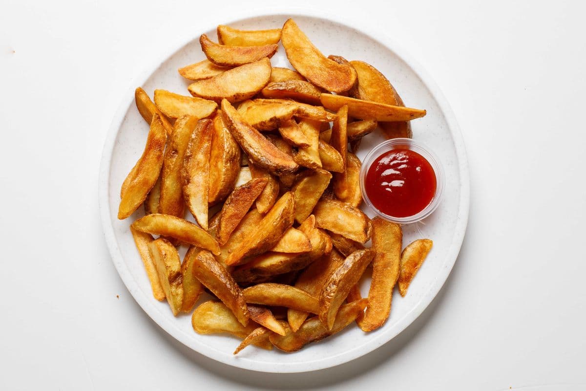 Potato Wedges with BBQ Sauce (2 oz)