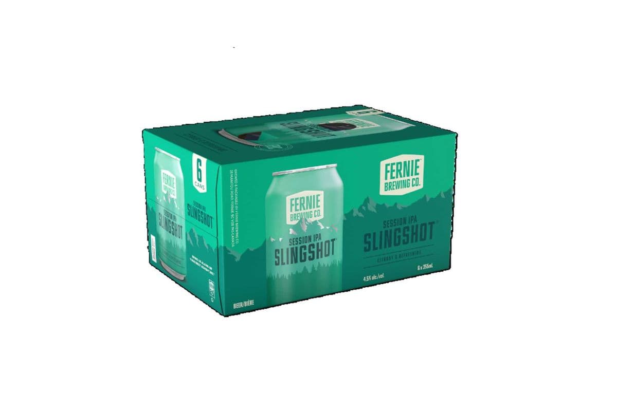 771186. FERNIE BREWING SLINGSHOT SESSION IPA (6 x 355ML (CANS))