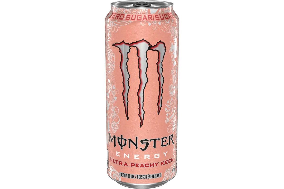 Monster Peach Energy Drink (473 ml Can)