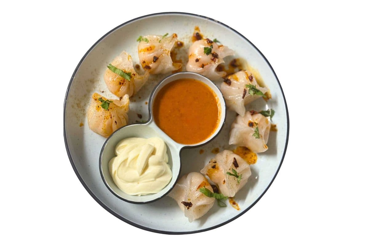 Steamed Shrimp Momos (8Pcs)