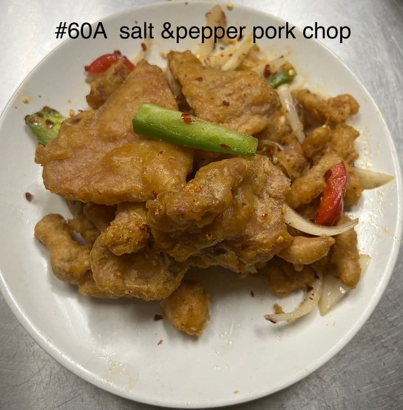 60A. Salt and Pepper Pork Chop