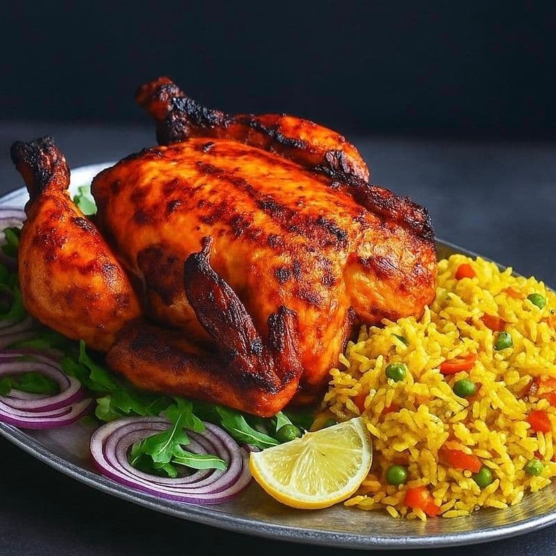 Poulet tandoori complet / Tandoori Chicken Full