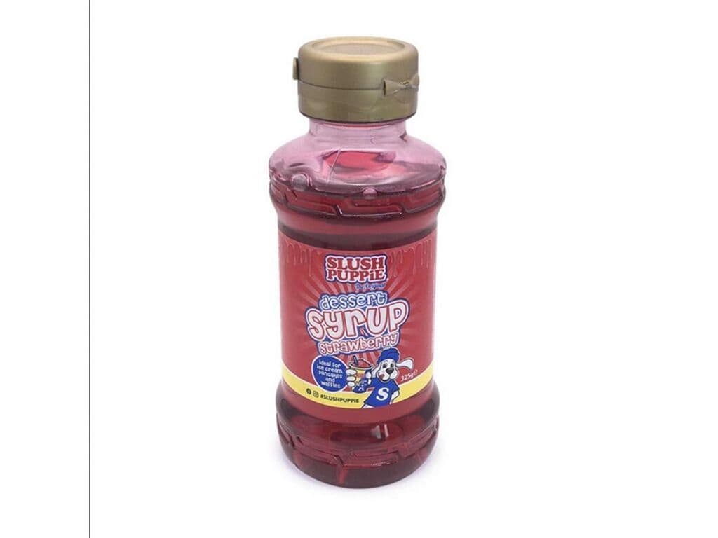 Slush Puppie Dessert Syrup Strawberry UK Slime Candy Bottle 325ml