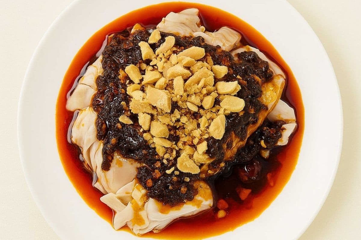 A3. Szechuan Style Chicken with Spicy Chilli Oil(Spicy) - 口水雞(辣)