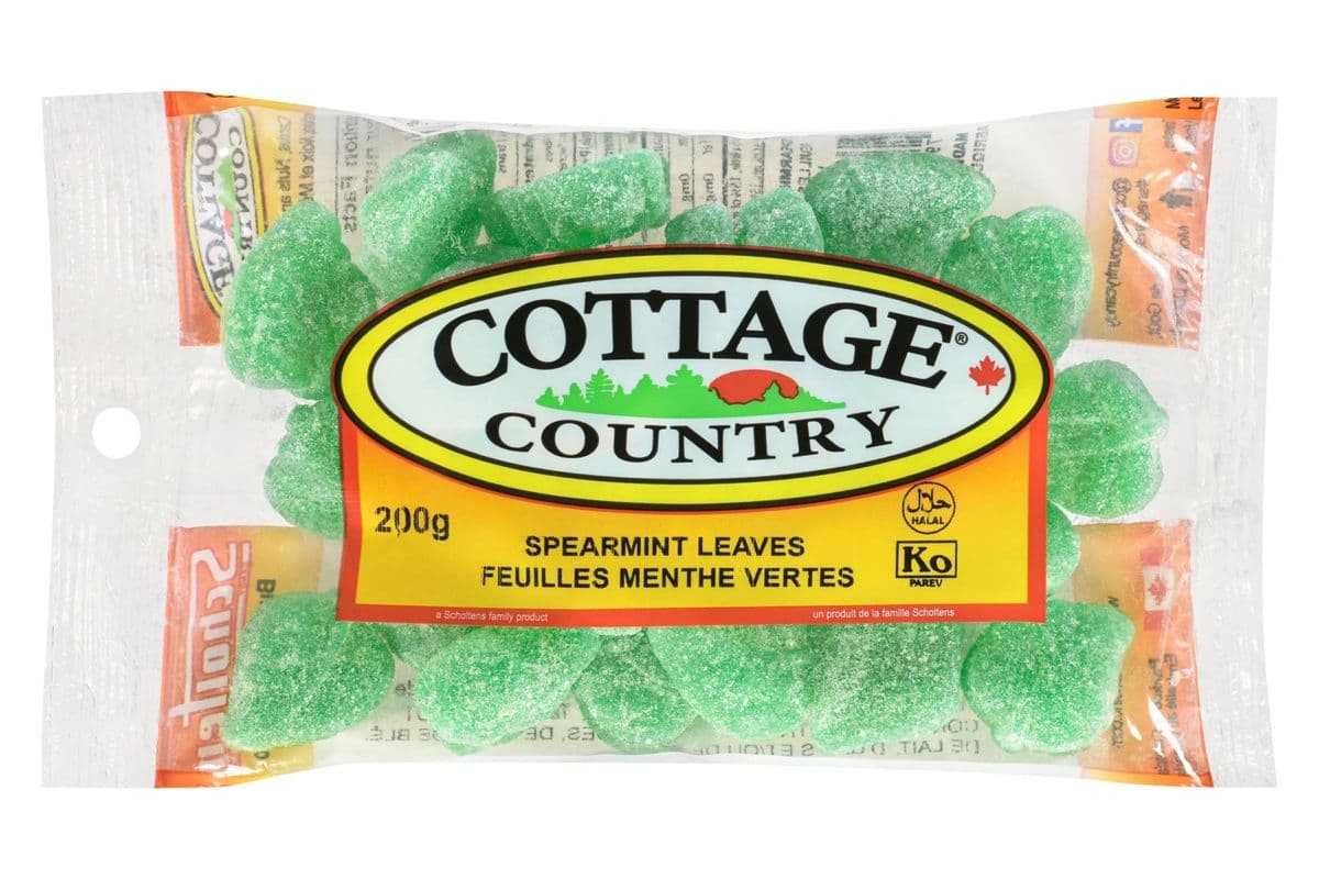 Cottage Country Spearmint Leaves Candy (200 g )