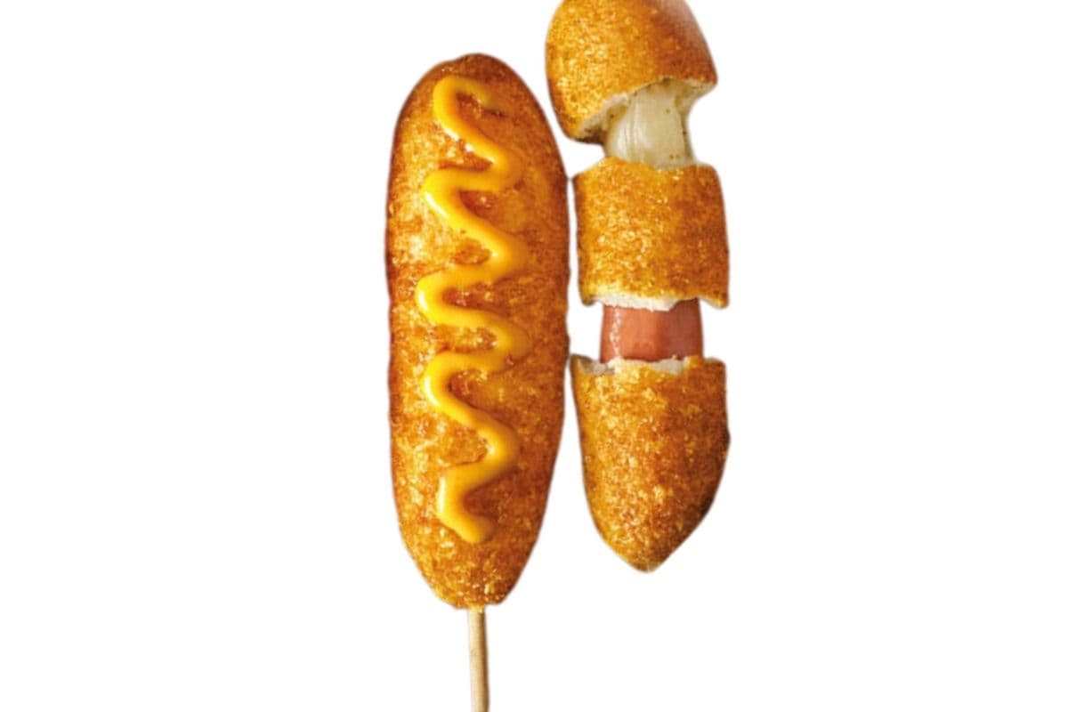 Mozzarella and Sausage Corn dog