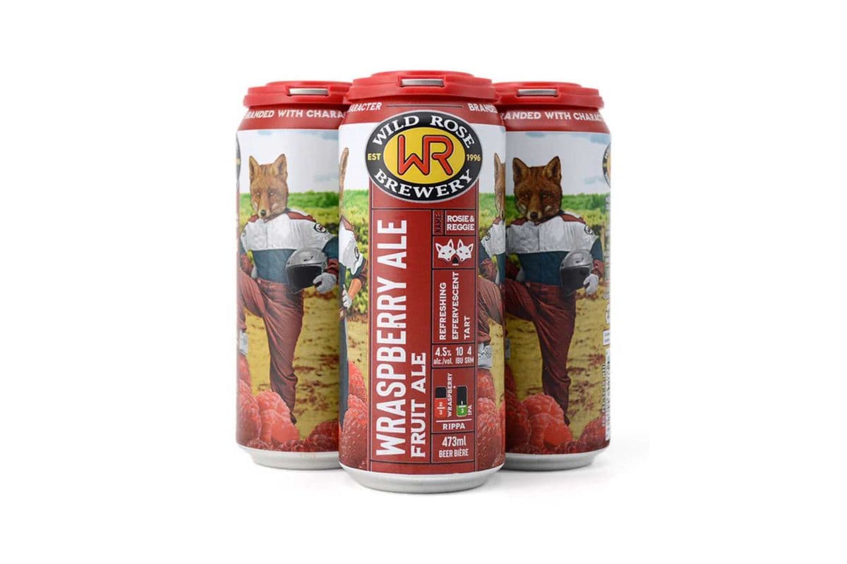 Wild Rose Wraspberry Ale (4 x 473mL Cans)