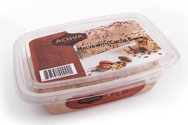 Halva with Cocoa Beans 1lb container