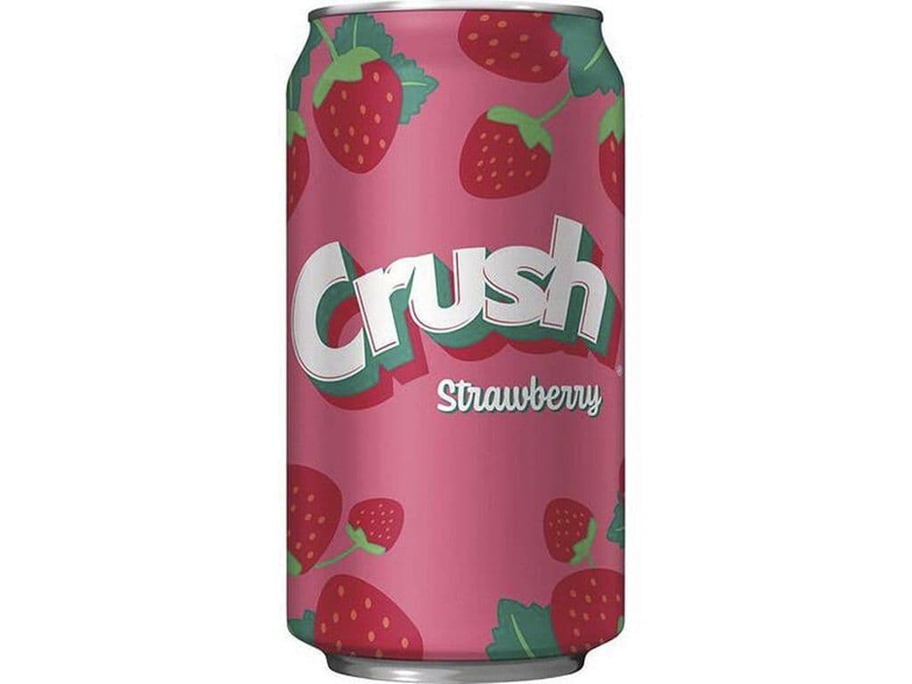 Crush Strawberry 355ml Soda Drink