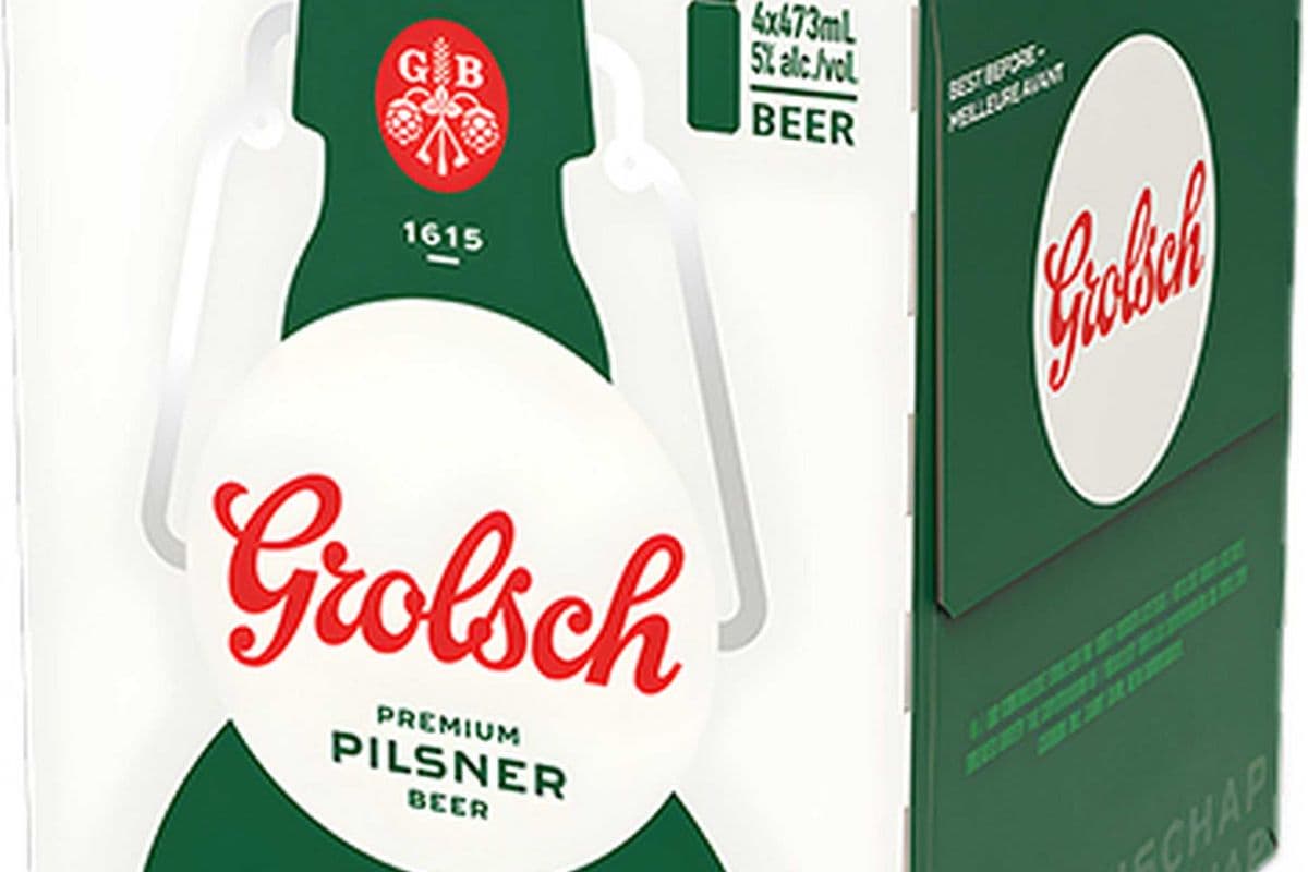 Grolsch Pilsner - 4x473mL Cans (4 x 473ml)