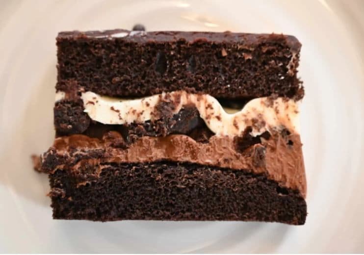 High End Bistro Chocolate Tuxedo Cake (1 Slice)