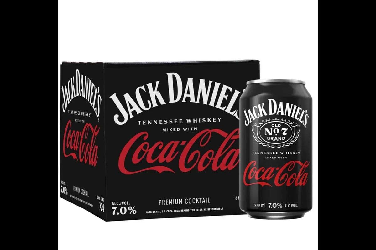 JACK DANIEL'S & COCA COLA (4 x 355ML)