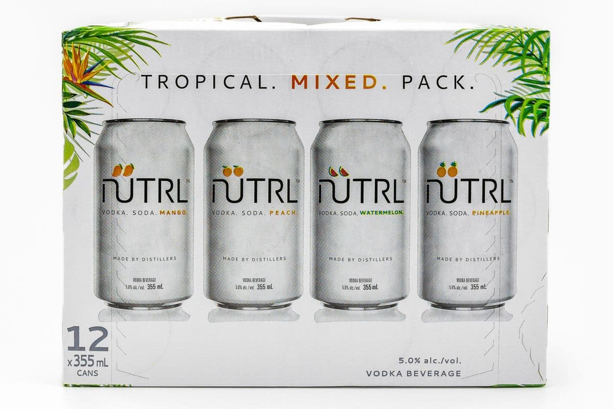 Nutrl Tropical mixer (12 x 355ml Cans)
