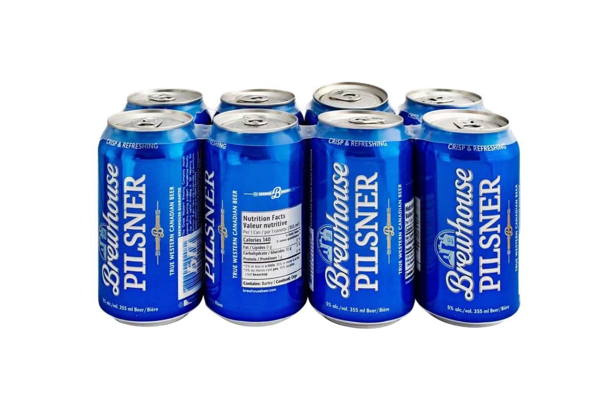 Brewhouse Pilsner (8 x 355 ml Cans)