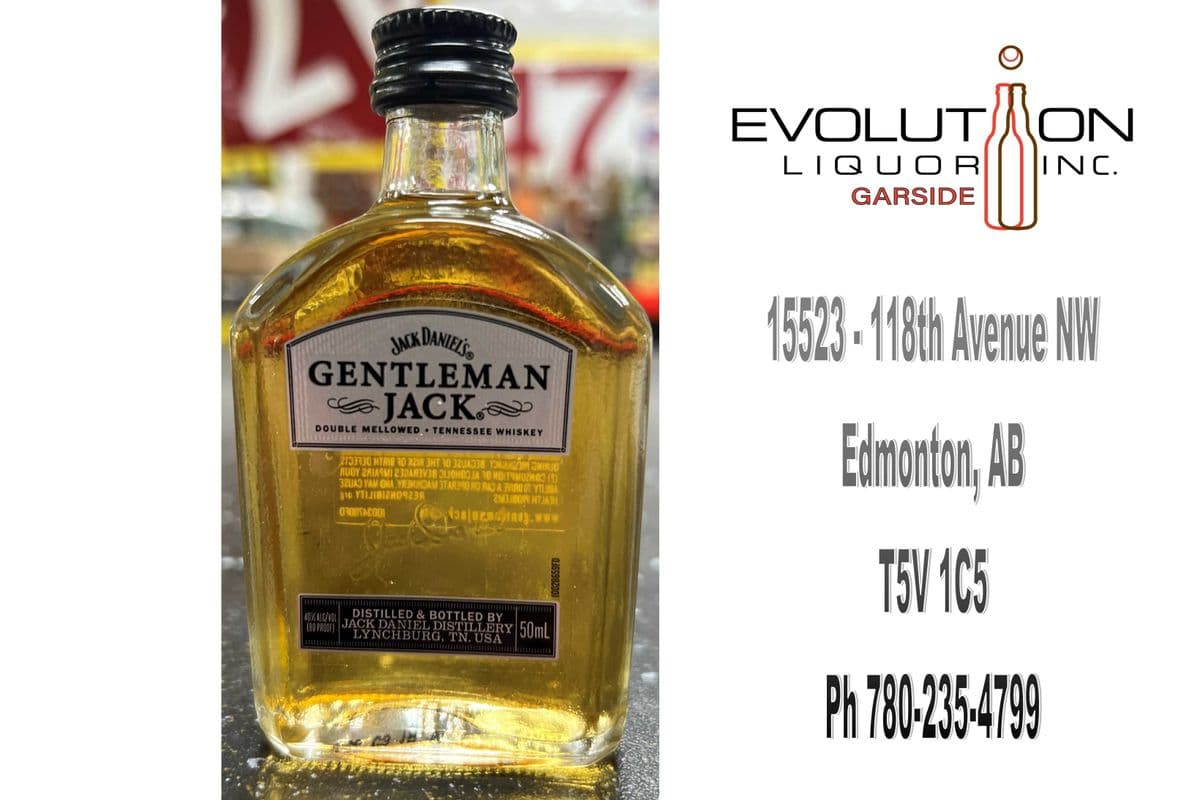 Jack Daniel's Gentleman Jack Tennessee Whiskey 0050G (1 x 50ml Glass Bottle)
