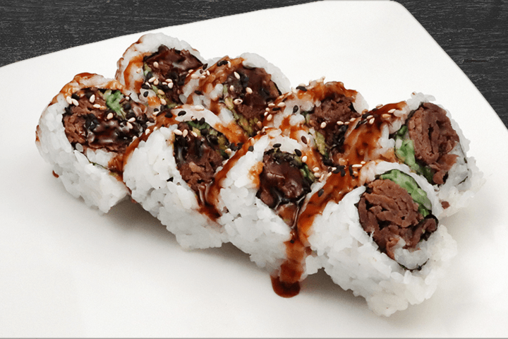 Beef Teriyaki Roll (8 cuts)