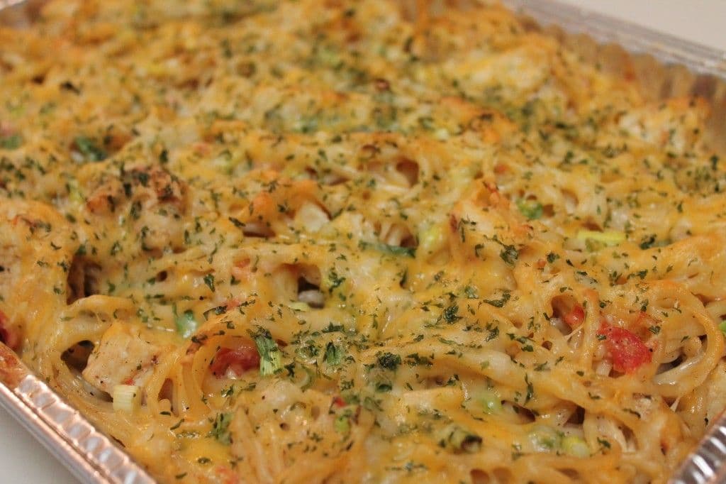 Baked Chicken Alfredo Pasta