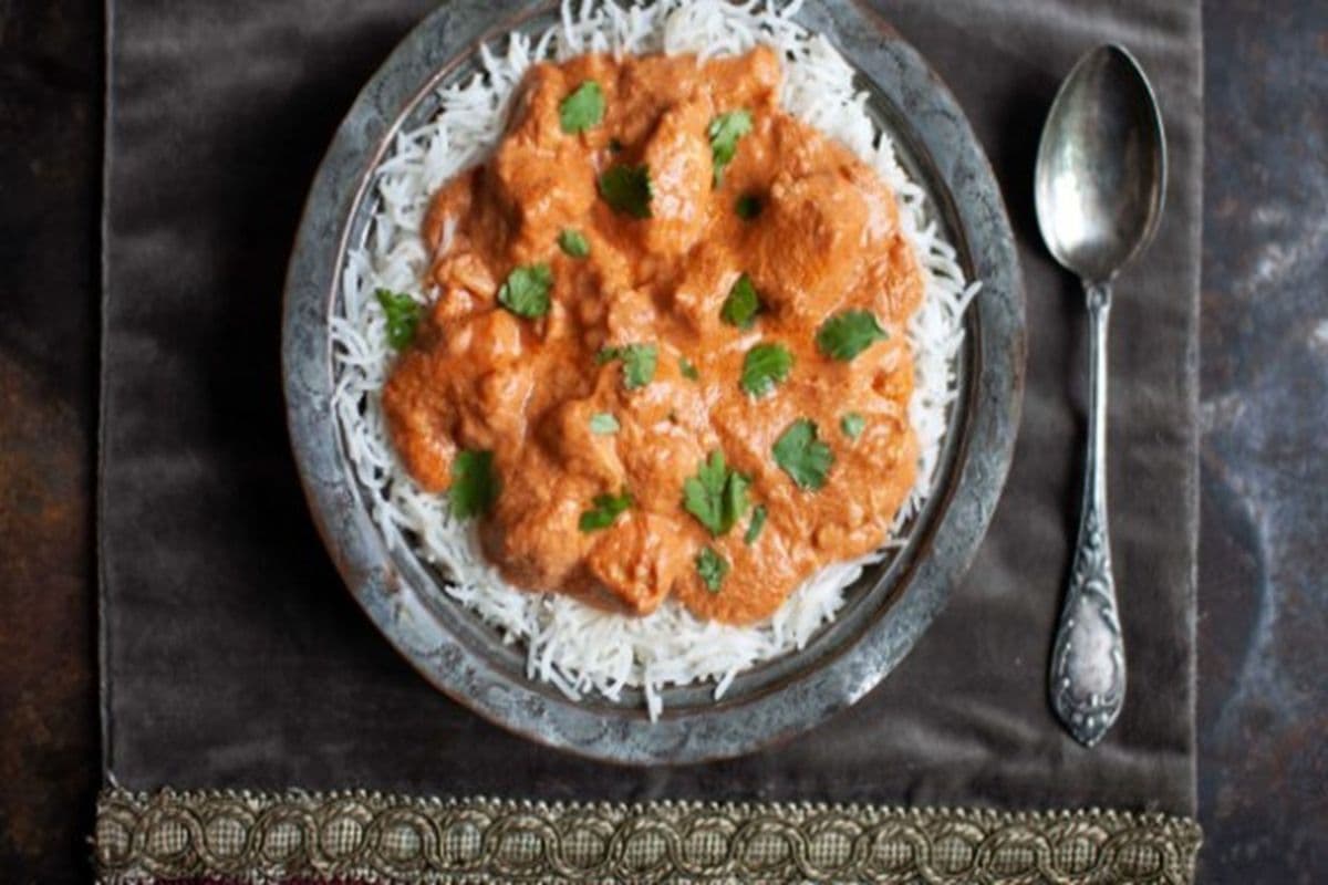 Butter Chicken Curry with Rice
