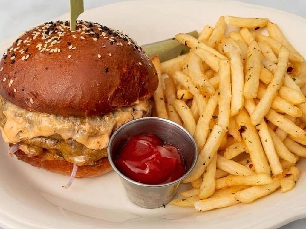 Double Patty Hamburger.