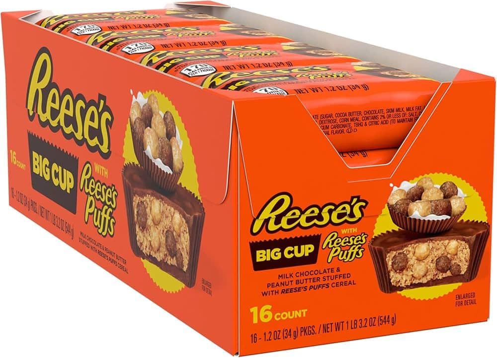 Reese's Coupe Large avec Reese's Puffs 34g/ Reese's Big Cup with Reese's Puffs 34g
