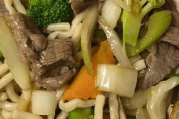 Beef Shanghai Noodles Stir Fry
