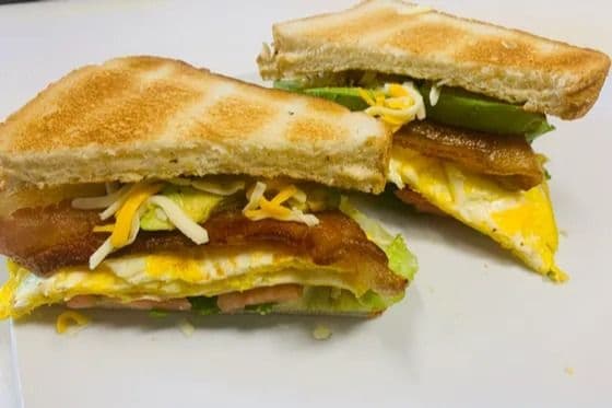 Golden Eggs Sandwich