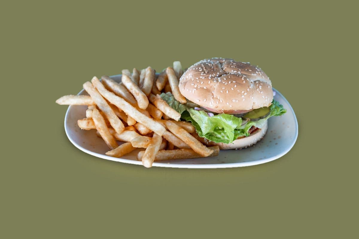 62. Beyond Meat Burger w/ fries