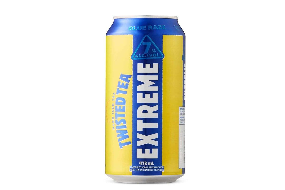 TWISTED TEA EXTREME 7% BLUE RAZZ 473 ML (1 x 473 ML)