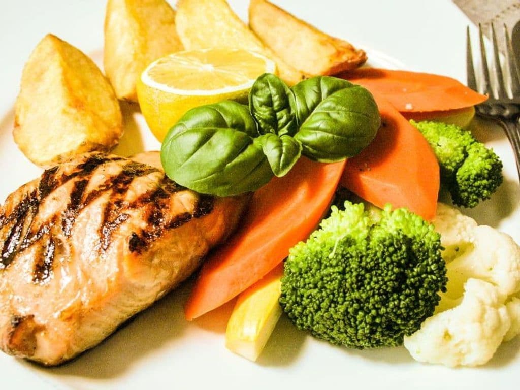 Poached Salmon