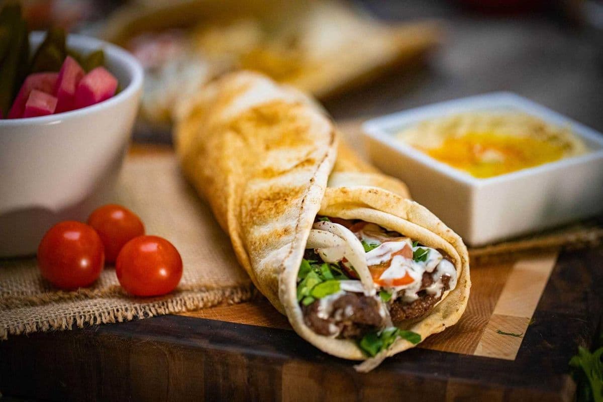 Kafta Kabob Sandwich