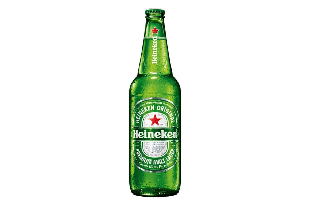 Heineken Lager (1 x 650 ml Bottle)