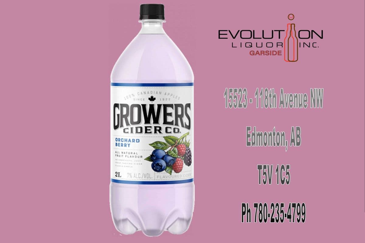 Growers Cider Orchard Berry P2000 (1 x 2L Plastic Bottle)