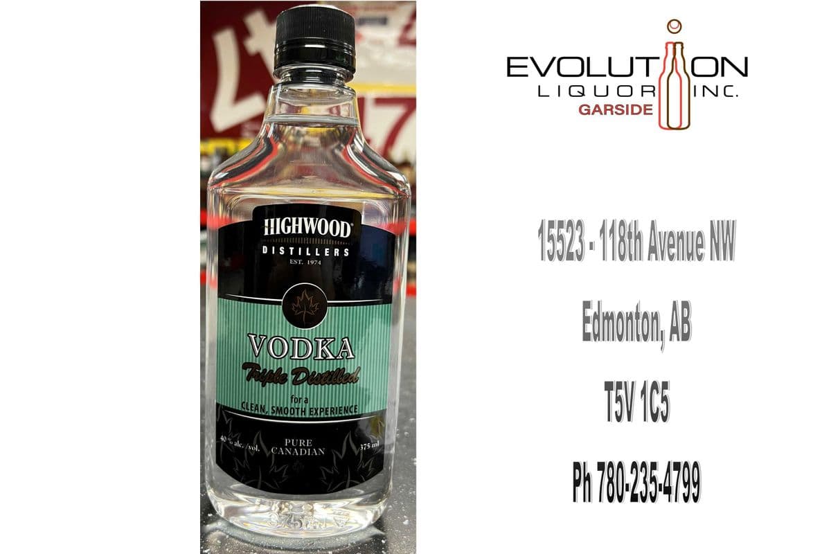 Highwood Premium Vodka 0375P (1 x 375ml Plastic Bottle)