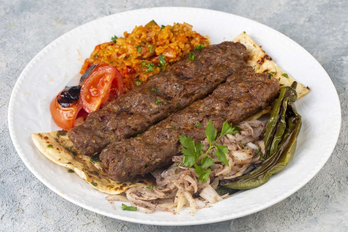 Adana Kebab Platter