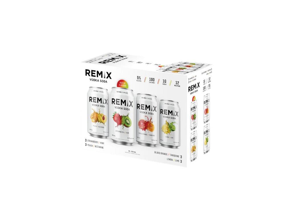 Remix - Vodka Soda Variety Pack (12x355ml)