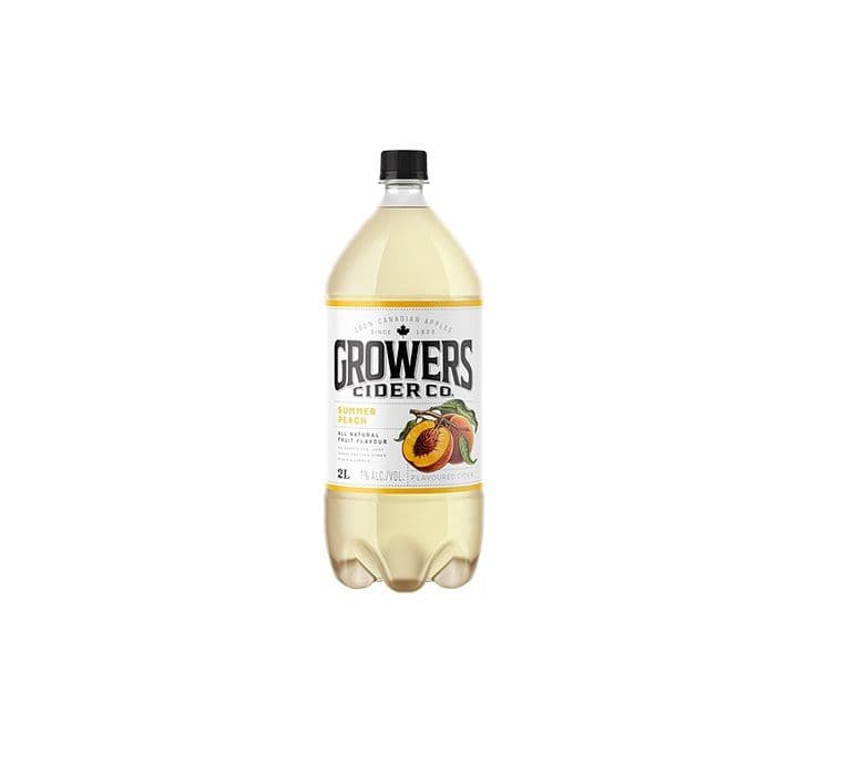 Growers Peach Cider Bottle (1 x 2 Liter)
