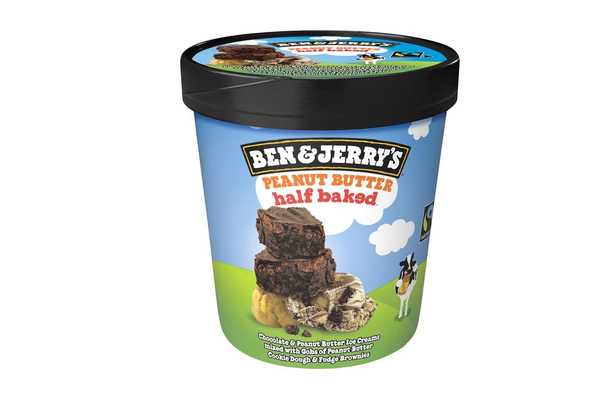B&J Peanut Butter Half Baked (473ml) - 77425