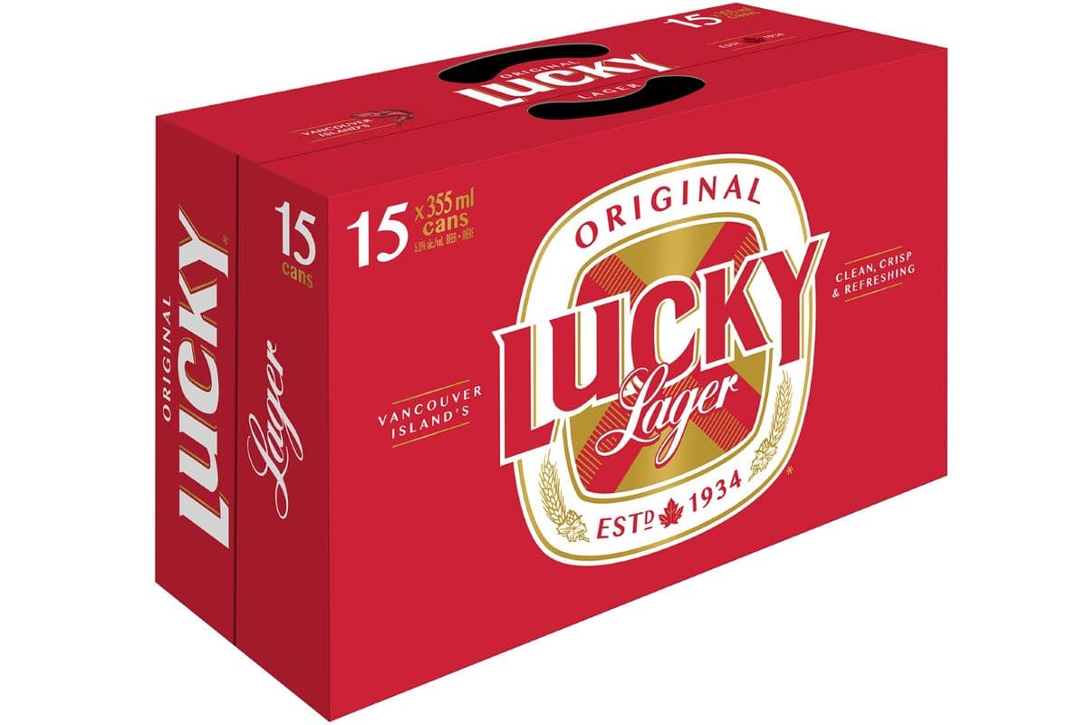 Lucky Lager (15 x 355 ml cans)